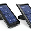 Wasserstein Solar Panel Ring Camera Battery 2 Pack Black-8