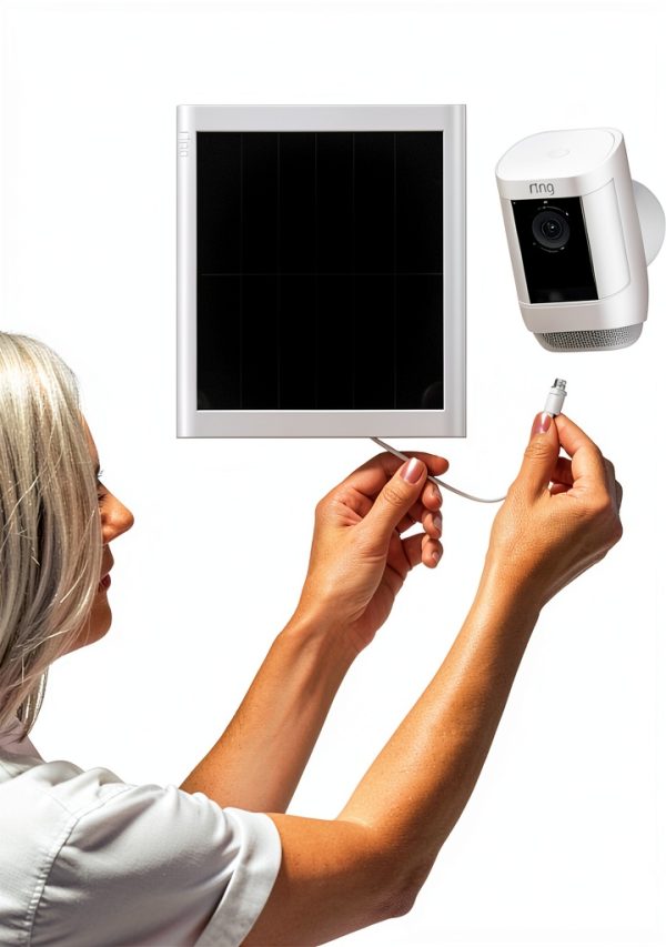 Ring 4W Solar Panel for Security Cameras Black White-2