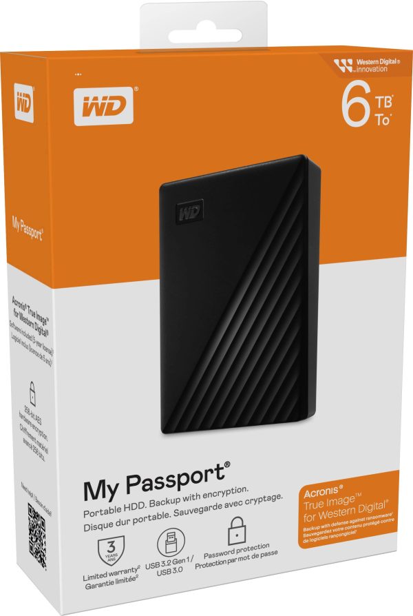 WD My Passport 6TB External Hard Drive Portable USB 3.0-1