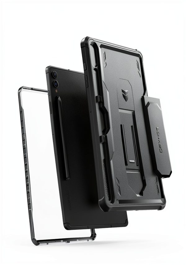 Dexnor Galaxy Tab S10 Plus S9 Plus Case Shockproof Kickstand-4