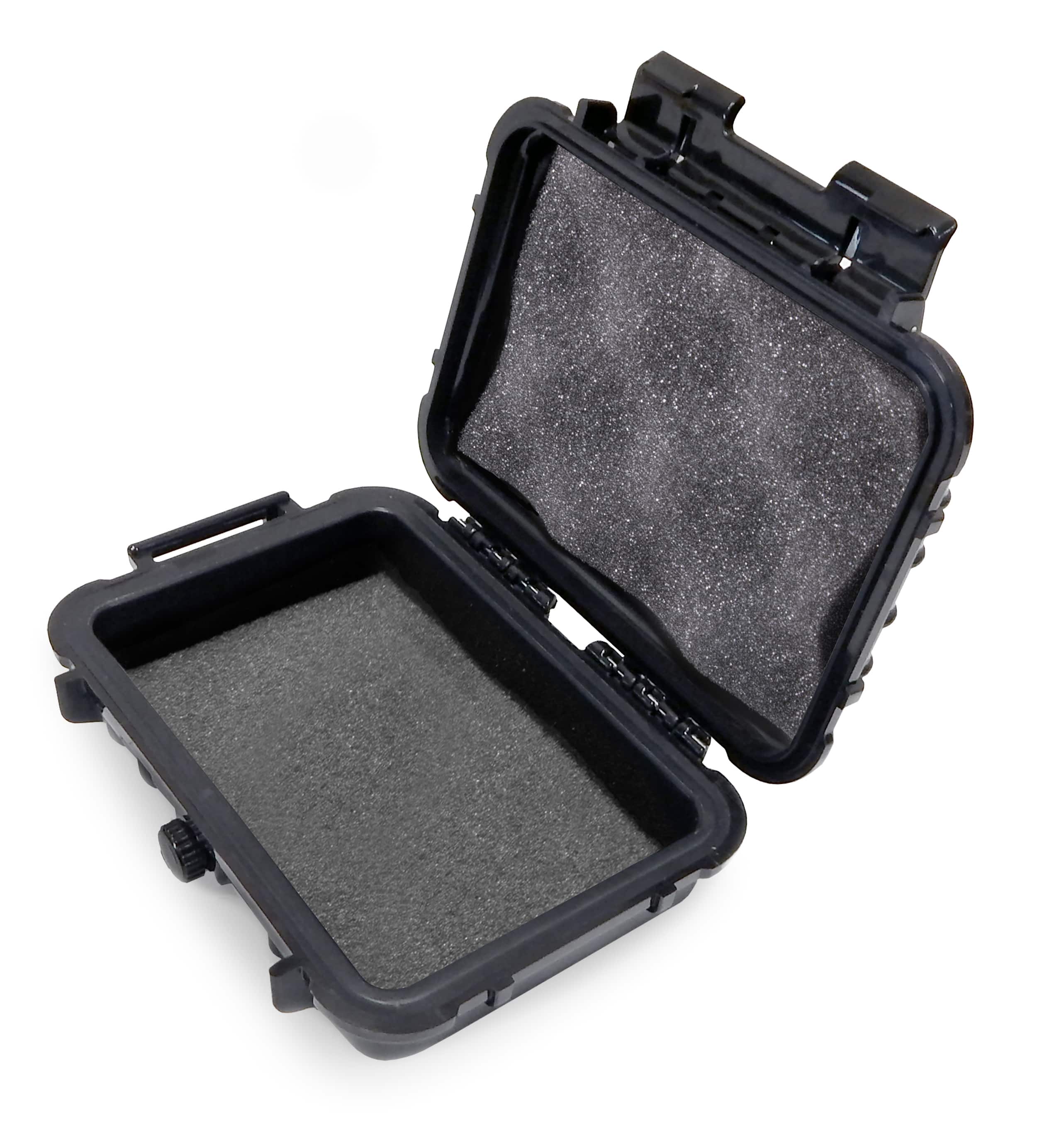 CASEMATIX SSD case showing interior foam and secure latch