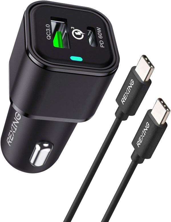 REXING 78W Car Charger Fast Charging Universal Compatibility-0