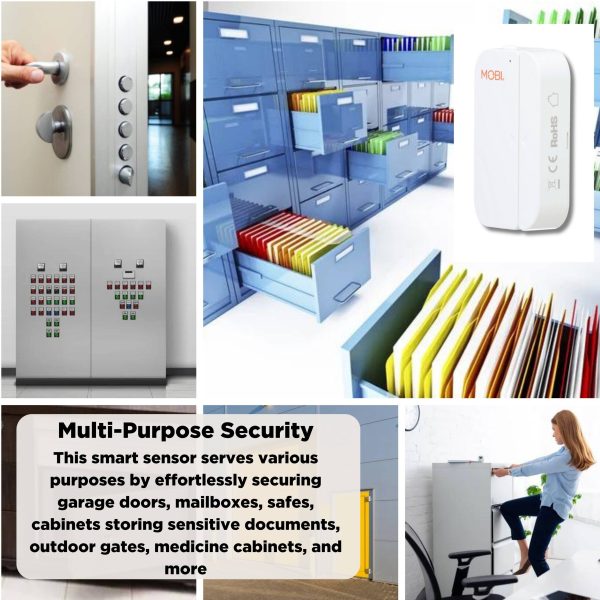 MOBI Smart Wifi Door Window Sensor Instant Alerts Automation-16