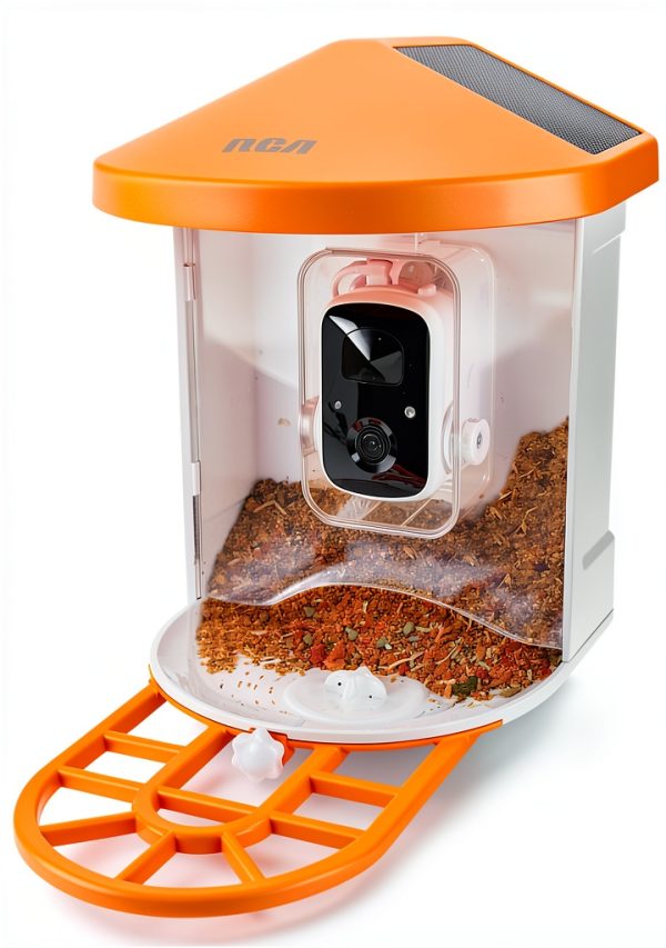 RCA Smart Bird Feeder 1080P HD Camera Solar Powered-0