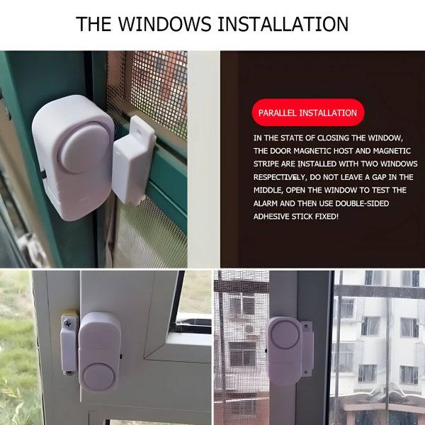 Pavo Magnetic Door Window Alarm 95dB Security Home Safety-6
