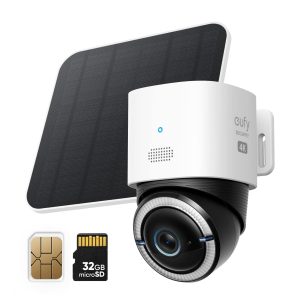 eufy 4G LTE Cam S330 4K Solar Wireless Outdoor Camera-0