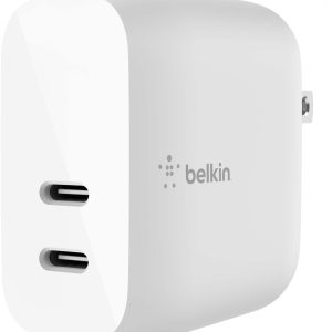 Pavo Dual USB-C PD Wall Charger 40W Fast Charge iPhone iPad-0