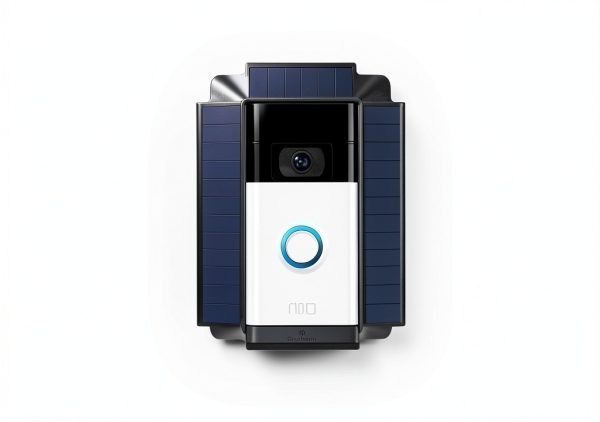 Wasserstein Solar Charger Ring Doorbell 1 Mountable Black-2