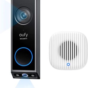 Eufy Video Doorbell E340 2K Dual Cameras Wireless Wired-0