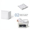 Printer Dust Cover Silver Polyester Water Resistant Office-3