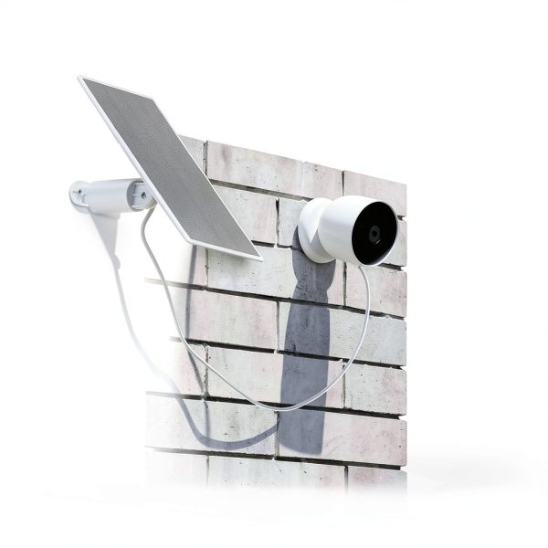 Wasserstein Solar Panel Google Nest Cam Battery White-6