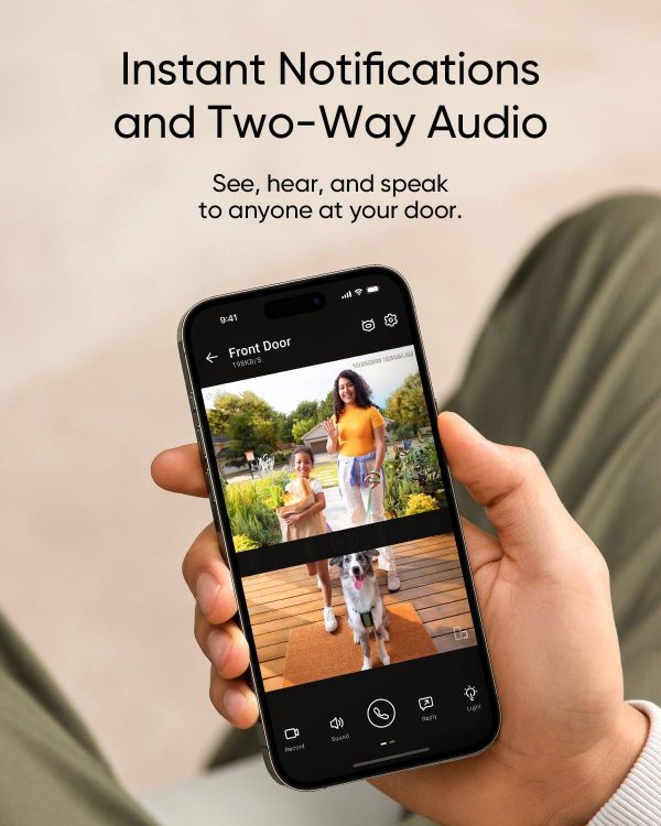 Eufy Video Doorbell E340 2K Dual Cameras Wireless Wired-1