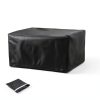 Printer Dust Cover Black Polyester Water Resistant Office-1