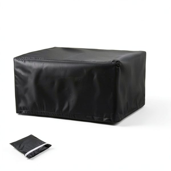 Printer Dust Cover Black Polyester Water Resistant Office-1