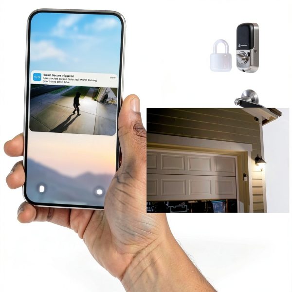 Chamberlain myQ Smart Outdoor Home Security Camera White-9