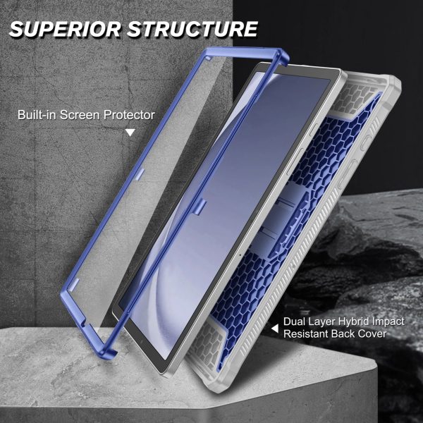 Samsung Galaxy Tab A9 Plus Case Dual Layer Kickstand-1