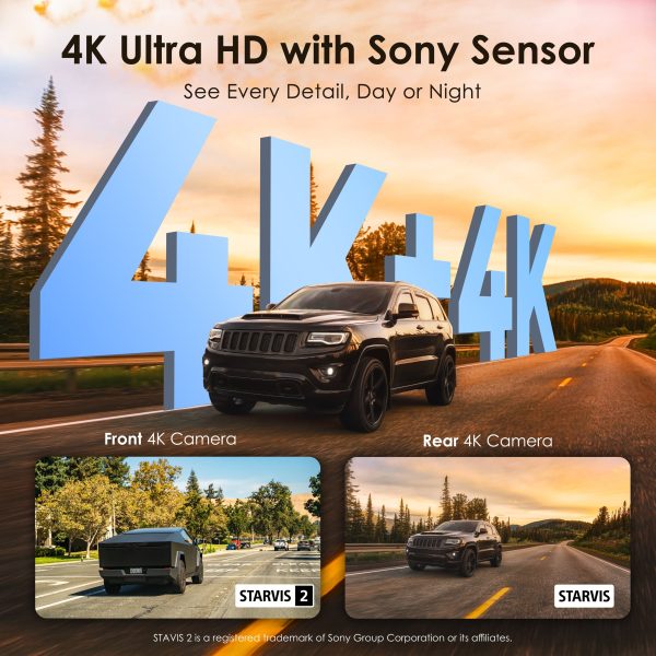 Rexing R88 4K Dual Dash Cam with WiFi GPS Black-2