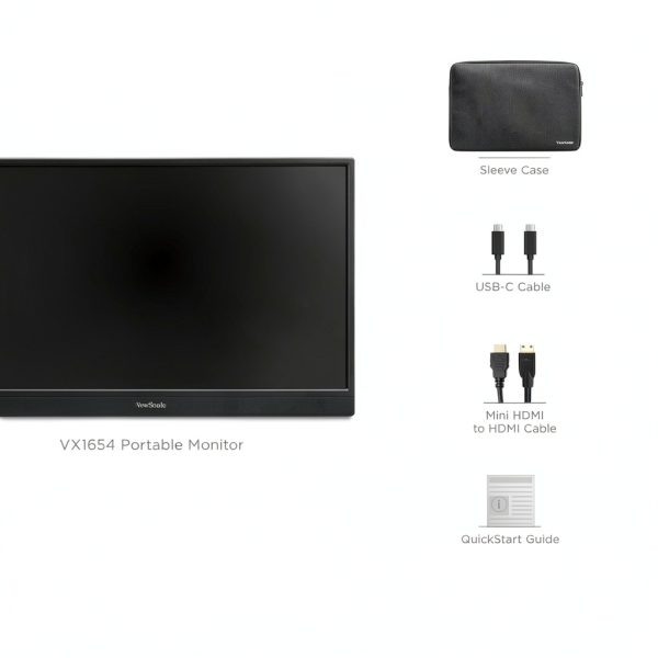 ViewSonic VX1654 144Hz Portable Gaming Monitor USB-C-6