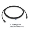 Best Buy USB-C Cable Braided Charge Sync 4ft 6ft 10ft-6