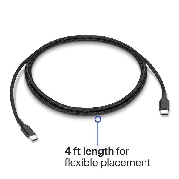 Best Buy USB-C Cable Braided Charge Sync 4ft 6ft 10ft-6