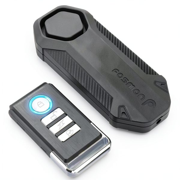 Fosmon Bike Alarm 113dB Loud Vibration Anti Theft Security-0