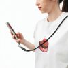 Neck Mounted Charging Cable 60W Lanyard Adjustable Black-4