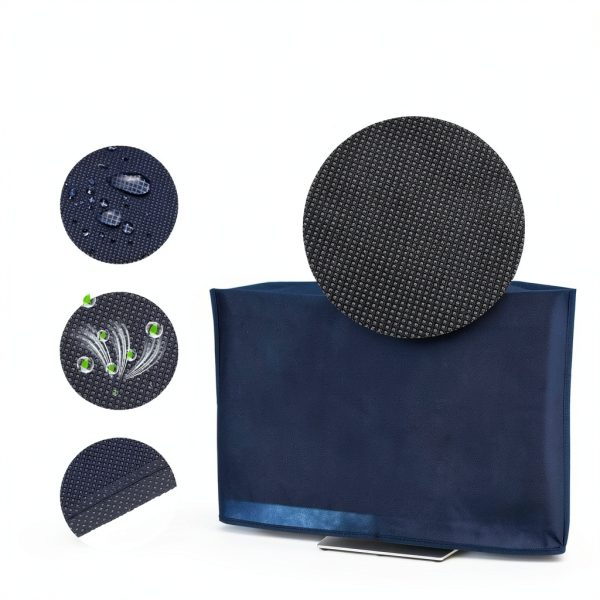 Pavo Monitor Dust Cover 27 Inch Blue Non Woven Fabric-2