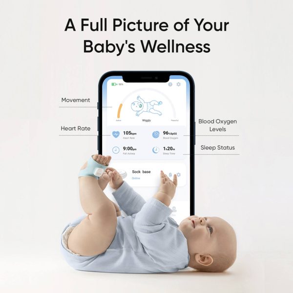 Eufy Baby Smart Sock with Cam Monitor Vitals Sleep Tracking-11