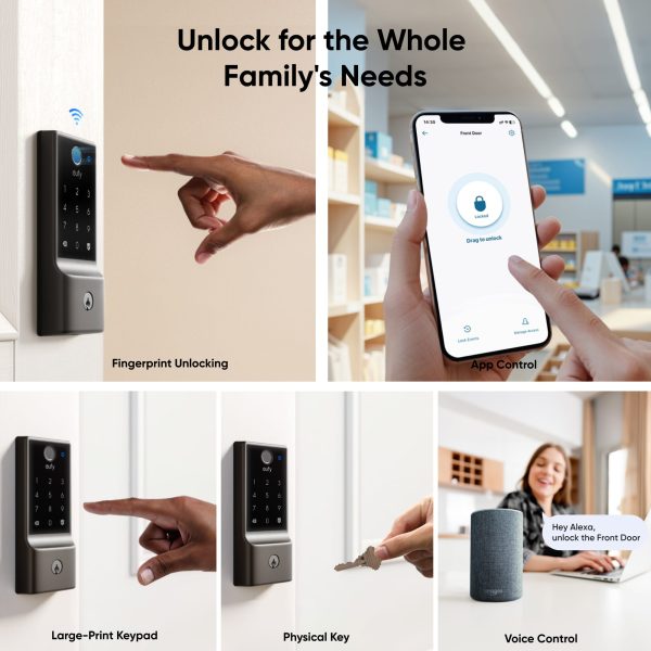 eufy Smart Lock E31 WiFi Deadbolt App Keypad Fingerprint-4