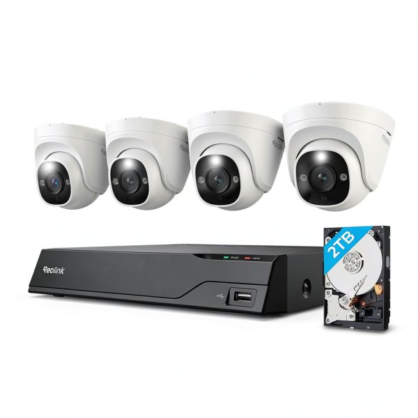 Reolink 8 Channel 4K PoE NVR Security System White-0