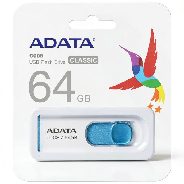 64GB USB Drive Retractable Red Storage Portable Device-2