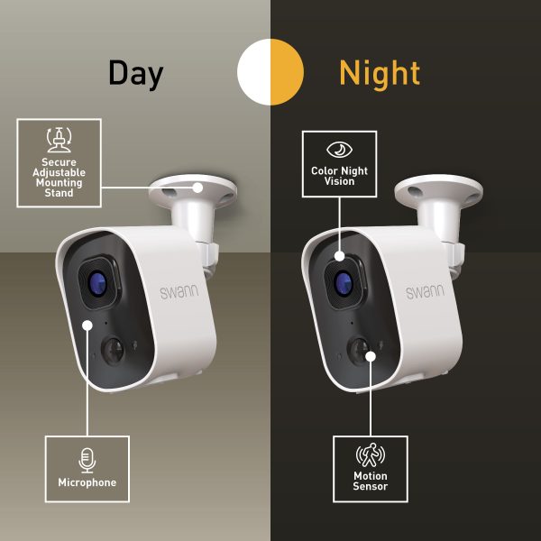 Swann EVO 2K WiFi Security Camera Outdoor Color Night Vision-1