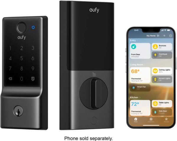 eufy Smart Lock E31 WiFi Deadbolt App Keypad Fingerprint-0
