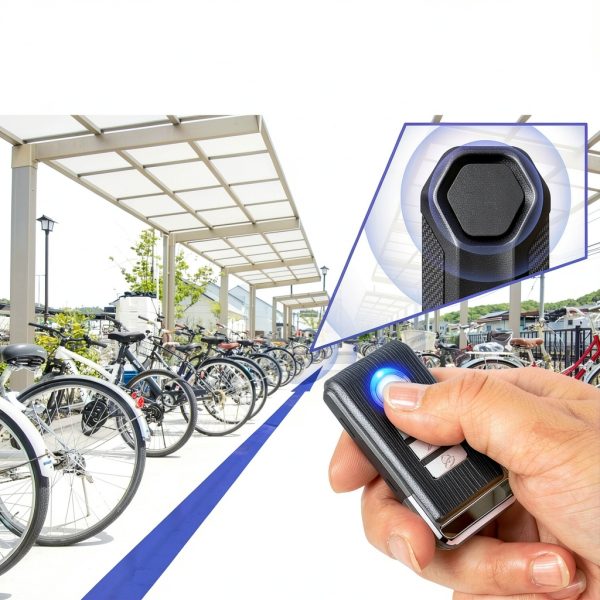 Fosmon Bike Alarm 113dB Loud Vibration Anti Theft Security-4