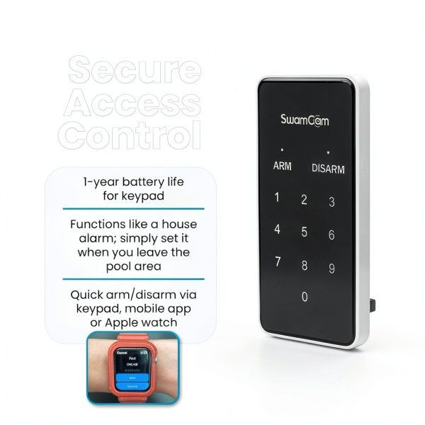 SwamCam Secondary Wi Fi Pool Alarm Camera Add On-7