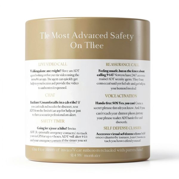 invisaWear Safety Device Gold Silver Emergency Protection-5