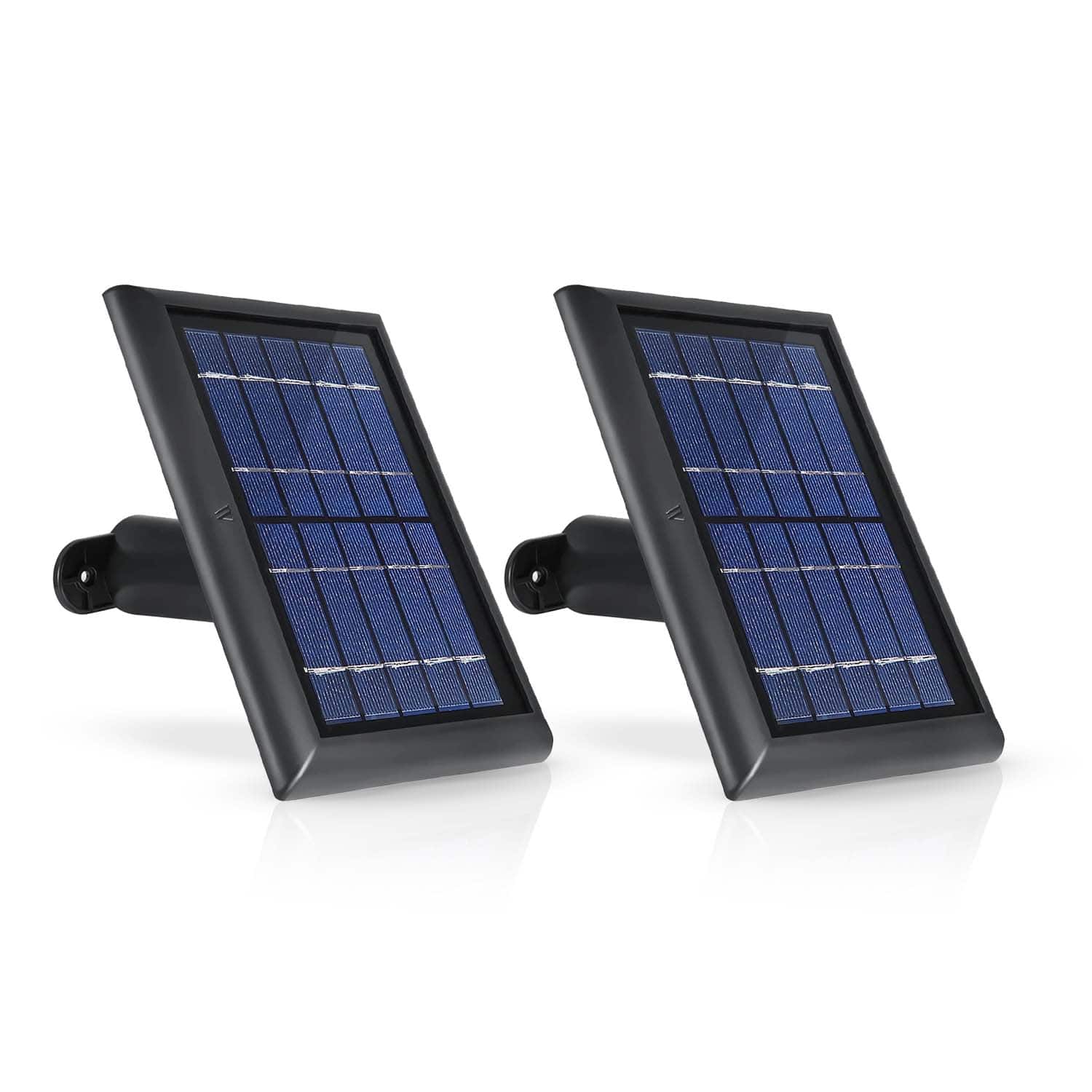 Wasserstein Solar Panel mounted on a wall charging a Ring camera