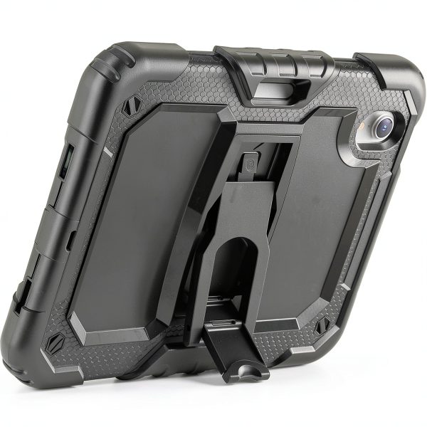 SaharaCase Defense Series iPad Mini 6 Case Black Red-3